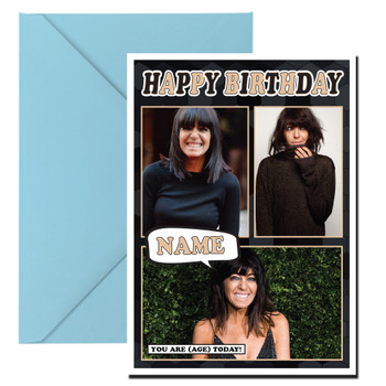 Claudia Winkleman Mc1282 Birthday Card Claudia Winkleman Mc1282 Birthday Card