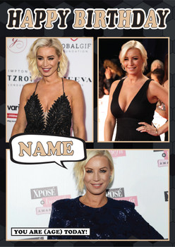 Denise Van Outen Mc1286 Birthday Card