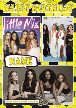 Little Mix  Celebrity Fan Birthday Card