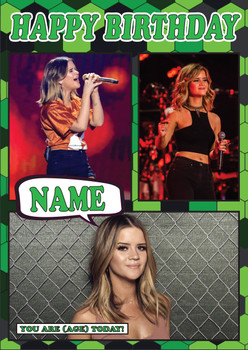 Maren Morris Celebrity Fan Birthday Card