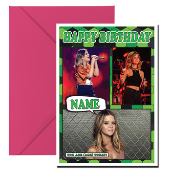 Maren Morris Celebrity Fan Birthday Card