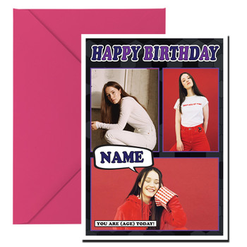 Sigrid Celebrity Fan Birthday Card Sigrid Celebrity Fan Birthday Card