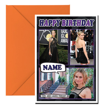 Diane Kruger Mc1119 Birthday Card Diane Kruger Mc1119 Birthday Card