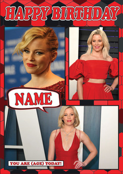 Elizabeth Banks Mc1121 Birthday Card Elizabeth Banks Mc1121 Birthday Card