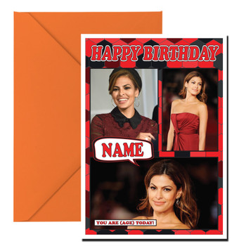 Eva Mendes Mc1123 Birthday Card Eva Mendes Mc1123 Birthday Card