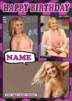 Hayden Panettiere Mc1126 Birthday Card