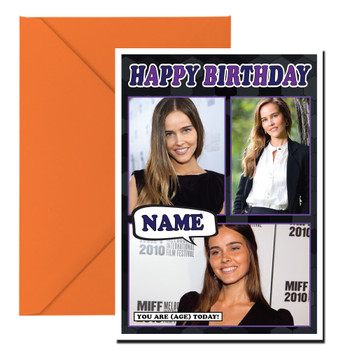 Isabel Lucas Mc1127 Birthday Card Isabel Lucas Mc1127 Birthday Card