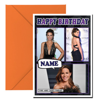 Kate Beckinsale Mc1133 Birthday Card Kate Beckinsale Mc1133 Birthday Card