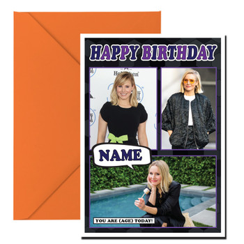 Kristen Bell Mc1138 Birthday Card