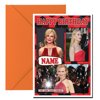 Nicole Kidman Mc1148 Birthday Card