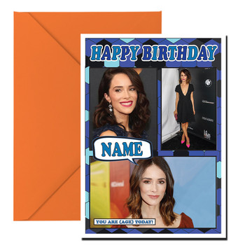 Abigail Spencer Celebrity Fan Birthday Card