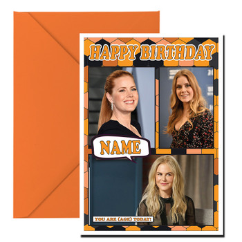 Amy Adams Celebrity Fan Birthday Card Amy Adams Celebrity Fan Birthday Card