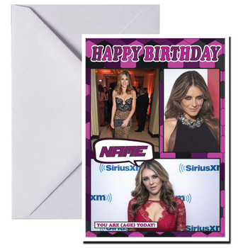 Elizabeth Hurley Celebrity Fan Birthday Card Elizabeth Hurley Celebrity Fan Birthday Card