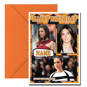 Jennifer Connelly Celebrity Fan Birthday Card