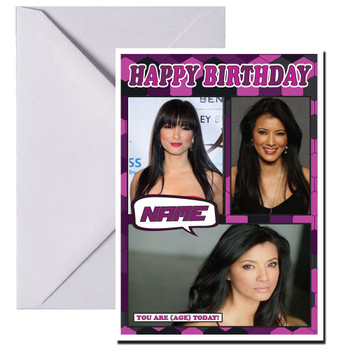 Kelly Hu Celebrity Fan Birthday Card Kelly Hu Celebrity Fan Birthday Card