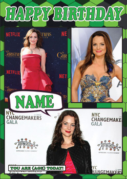 Kimberley Williams-Paisley Celebrity Fan Birthday Card Kimberley Williams-Paisley Celebrity Fan Birthday Card