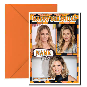 Michelle Pfeiffer Celebrity Fan Birthday Card Michelle Pfeiffer Celebrity Fan Birthday Card