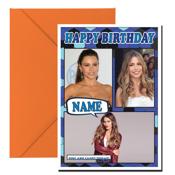 Sofia Vergara Celebrity Fan Birthday Card Sofia Vergara Celebrity Fan Birthday Card