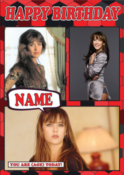 Sophie Marceau Celebrity Fan Birthday Card