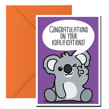 Congratulations On Your Koalifications Birthday Card Congratulations On Your Koalifications Birthday Card