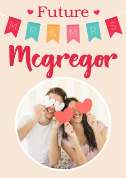 Future Mr And Mrs Name And Pic Birthday Card Future Mr And Mrs Name And Pic Birthday Card