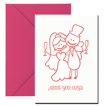 Awww Youguys Red Sketch Birthday Card Awww Youguys Red Sketch Birthday Card