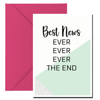 Best News Ever Ever Ever The End Birthday Card Best News Ever Ever Ever The End Birthday Card