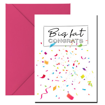 Big Fat Congrats Birthday Card Big Fat Congrats Birthday Card