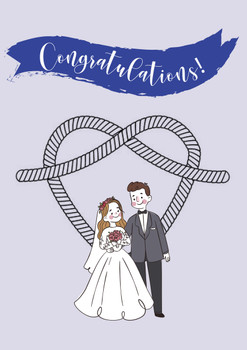 Congratulations Knot Tie Birthday Card