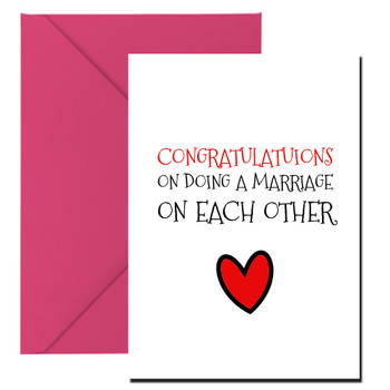 Congratulations On Doing A Marriage Birthday Card Congratulations On Doing A Marriage Birthday Card