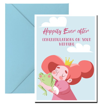Happily Ever After Kissing Frog Birthday Card Happily Ever After Kissing Frog Birthday Card