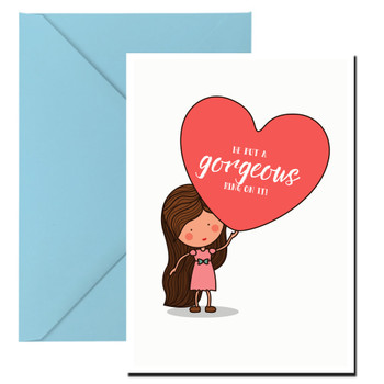 He Put A Gorgeous Ring On It Birthday Card