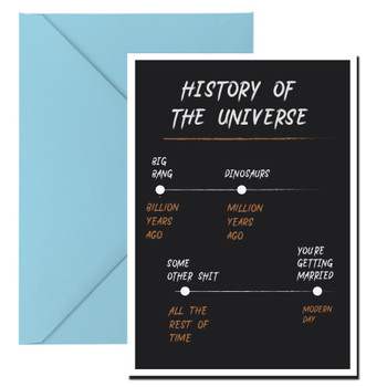 History Of The Universe Birthday Card