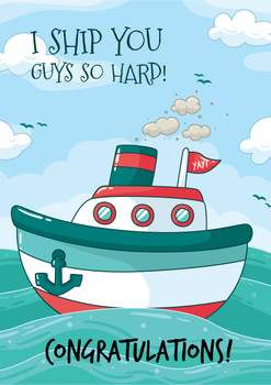 I Ship You Guys So Hard Congratulations Birthday Card I Ship You Guys So Hard Congratulations Birthday Card