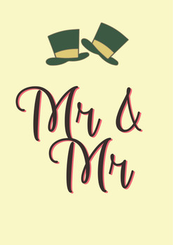 Mr And Mr Tophats Birthday Card Mr And Mr Tophats Birthday Card