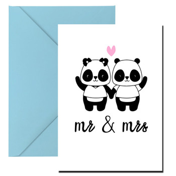 Mr And Mrs Panda Love Heart Birthday Card Mr And Mrs Panda Love Heart Birthday Card