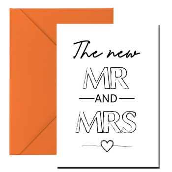 The New Mr And Mrs Birthday Card The New Mr And Mrs Birthday Card