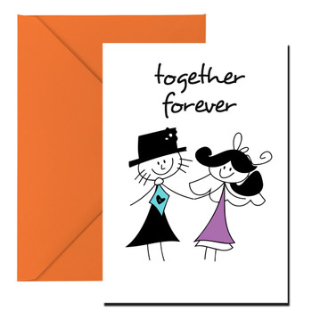 Together Forever Sketch Birthday Card Together Forever Sketch Birthday Card