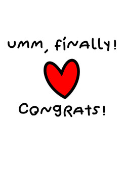 Umm Finally Congrats Birthday Card Umm Finally Congrats Birthday Card