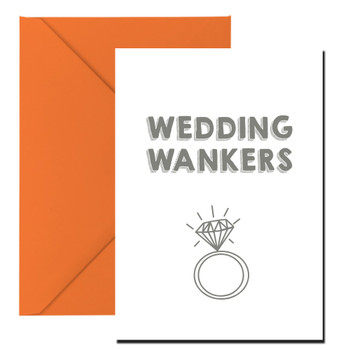 Wedding Wankers Engagement Birthday Card Wedding Wankers Engagement Birthday Card