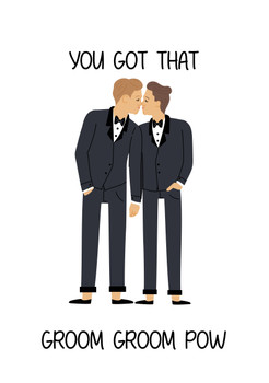 You Got That Groom Groom Pow Birthday Card You Got That Groom Groom Pow Birthday Card