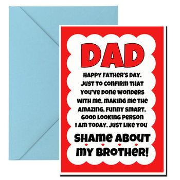 Funny Fathers Day Card 41 You Got It Spot On With Me