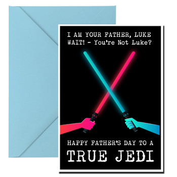 Funny Fathers Day Card 48 Thanks Ffor Not Abandoning Me To Join The Dark Side Then Cutting Off My Hand