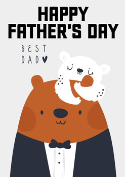 Funny Fathers Day Card 71 You Are The Beary Best Dad Funny Fathers Day Card 71 You Are The Beary Best Dad