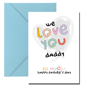 Funny Fathers Day Card 82 We Love You Daddy Funny Fathers Day Card 82 We Love You Daddy