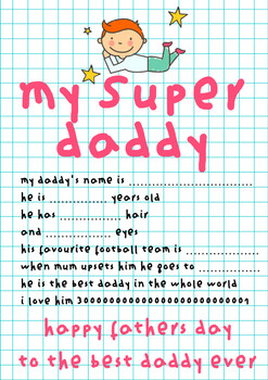 Funny Fathers Day Card 84 I Love My Daddy Funny Fathers Day Card 84 I Love My Daddy
