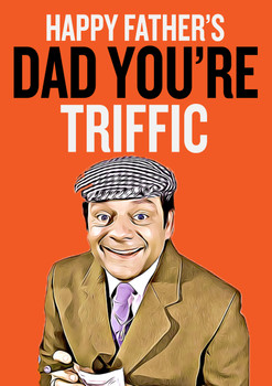 Funny Fathers Day Card 88 Dad, Youre Triffic Funny Fathers Day Card 88 Dad, Youre Triffic