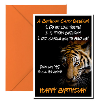 Carole Baskin Pope Funny Card Birthday Card Carole Baskin Pope Funny Card Birthday Card
