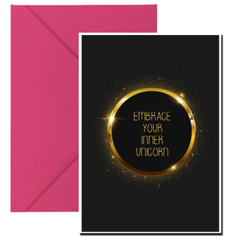 Embrace Your Inner Unicorn Gay Lgbt Birthday Card