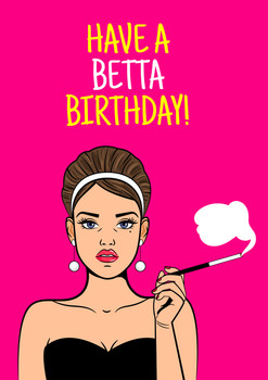 Much Betta Birthday Gay Lgbt Birthday Card Much Betta Birthday Gay Lgbt Birthday Card
